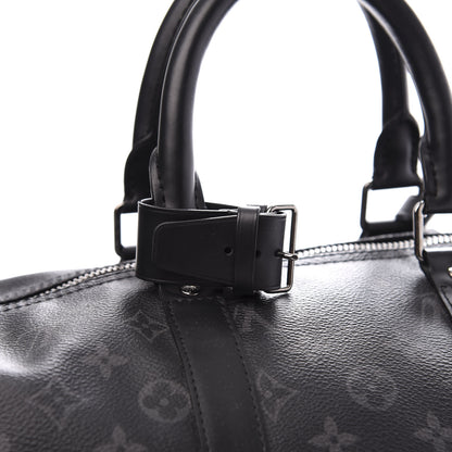 Louis Vuitton Monogram Eclipse Keepall Bandouliere 45 10 of 12