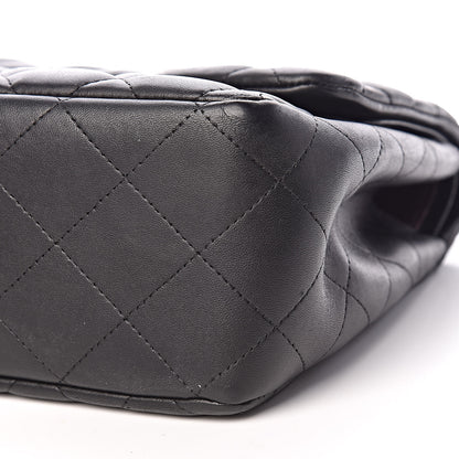 Chanel Lambskin Quilted Jumbo Double Flap Black 11 of 11
