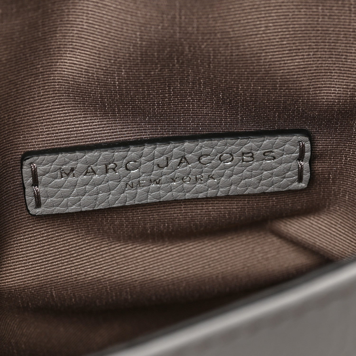 Marc Jacobs Calfskin Empire City Messenger Crossbody Ghost Grey Multicolor 6 of 9