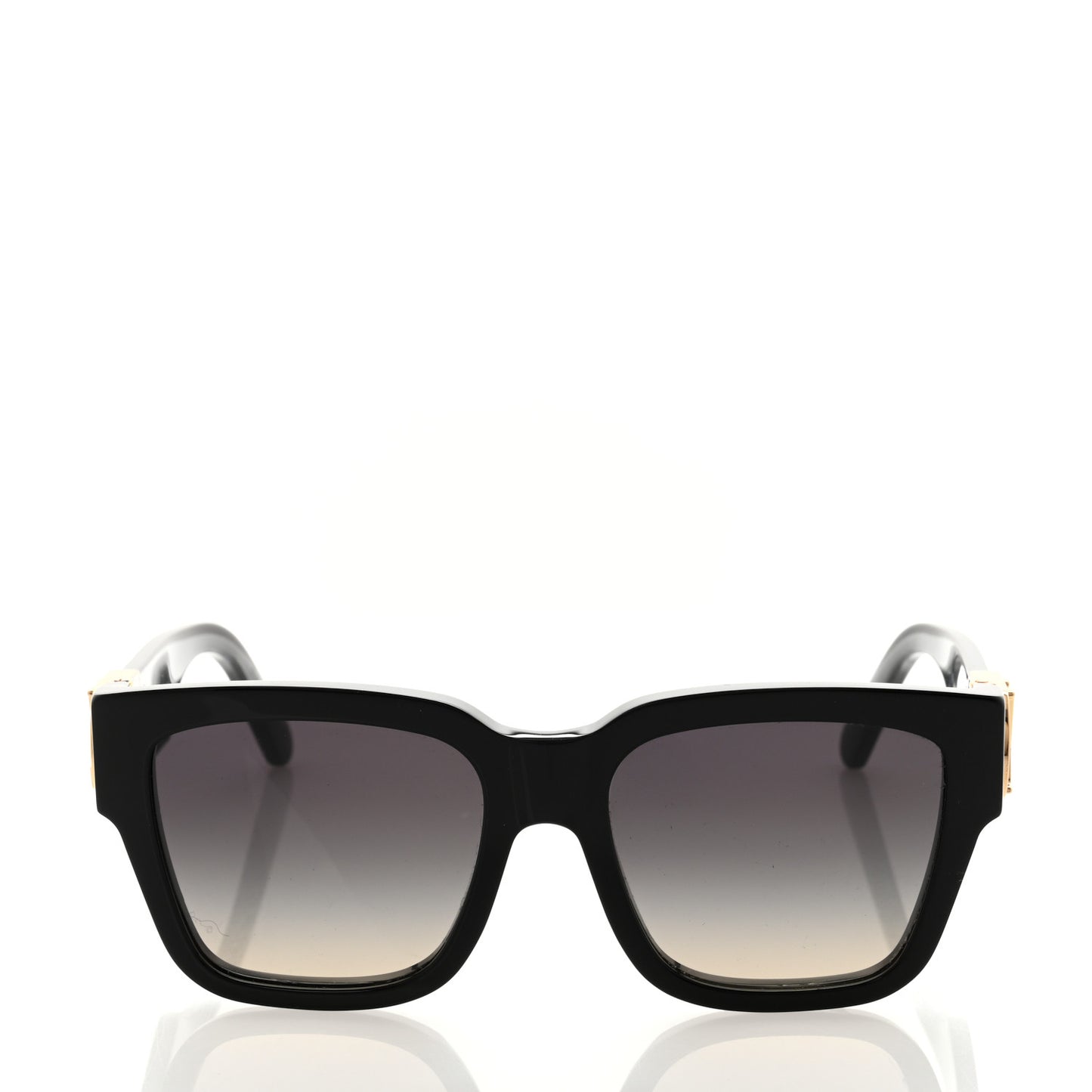 Acetate LV Link PM Square Sunglasses Z1566W Black