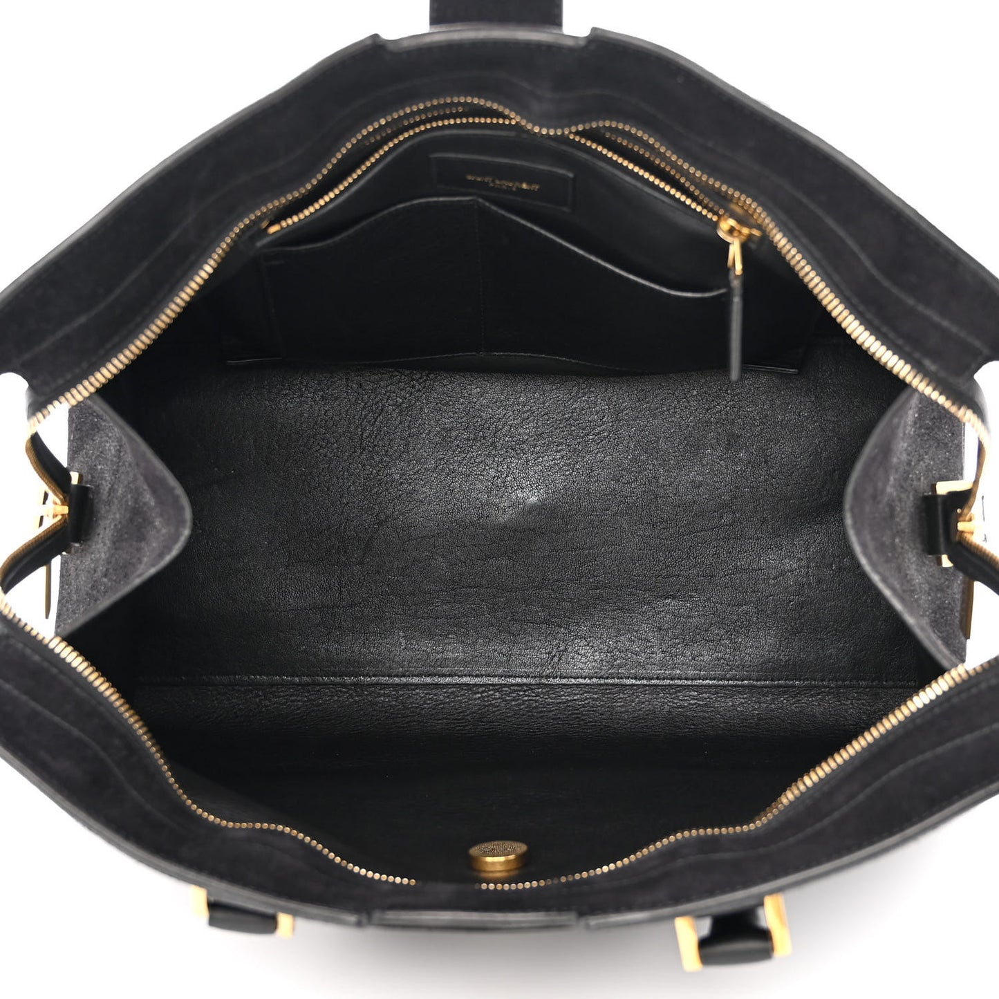 Suede Medium Classic Y Cabas Black