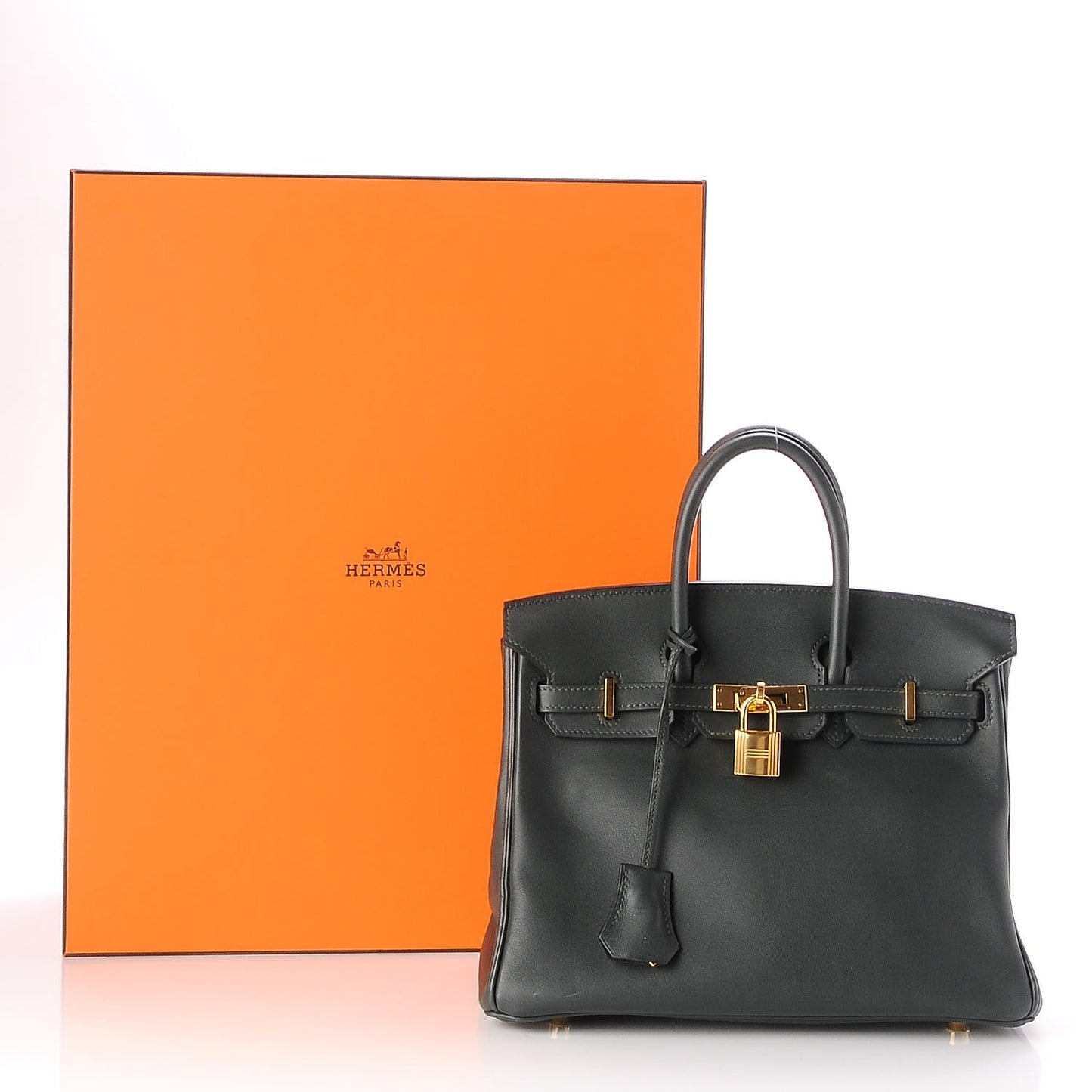 Swift Birkin 25 Vert Fonce