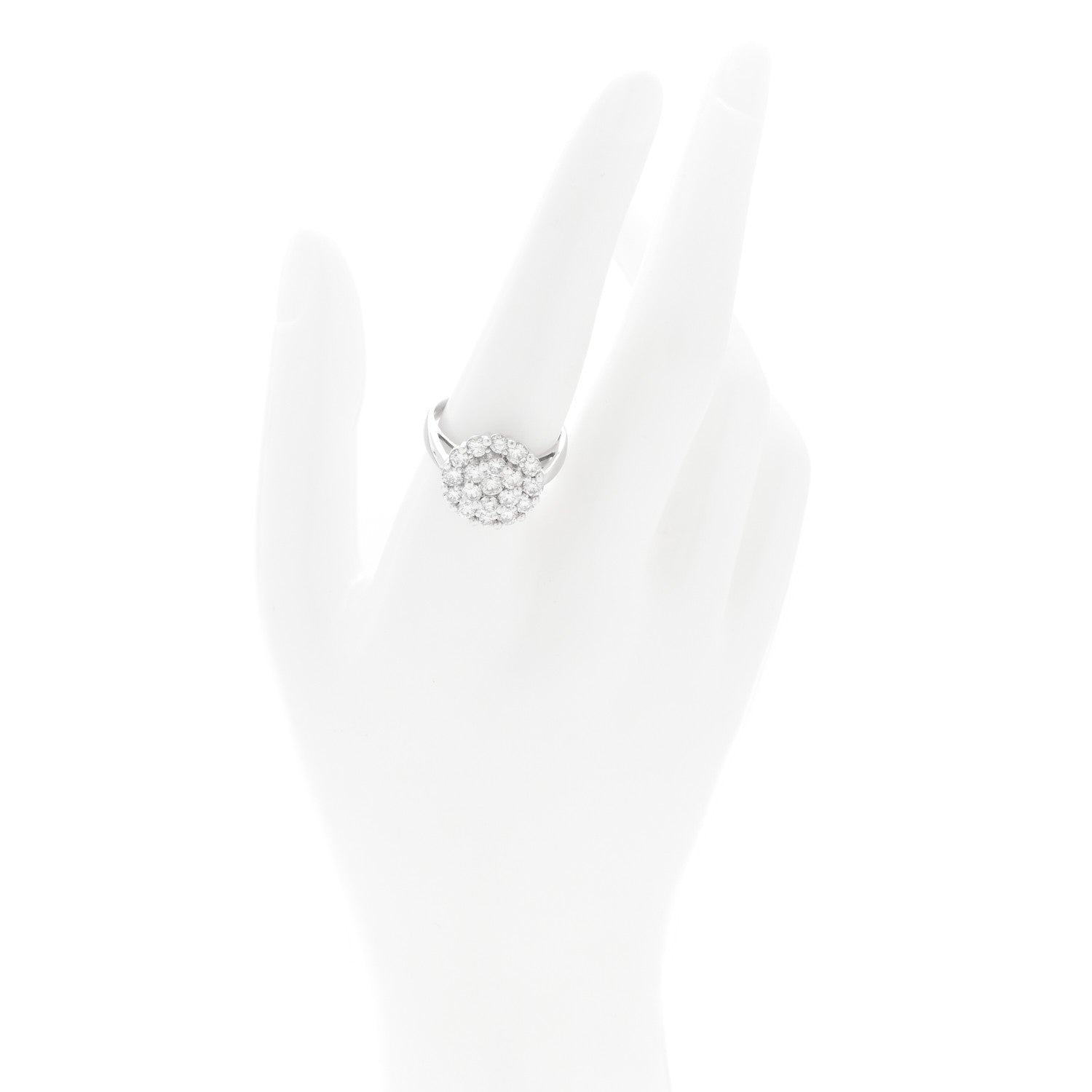 Parker & West by FASHIONPHILE 18K White Gold Diamond 2.00ctw Ring 58 8.25 2 of 9