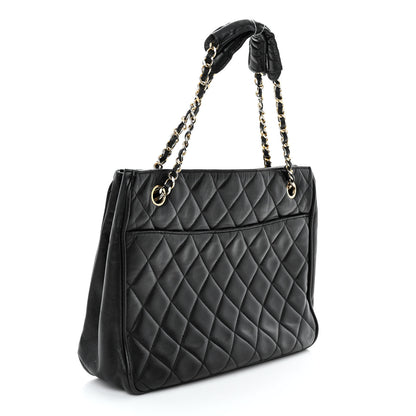 Chanel Lambskin Quilted Shoulder Bag Black 3 of 11
