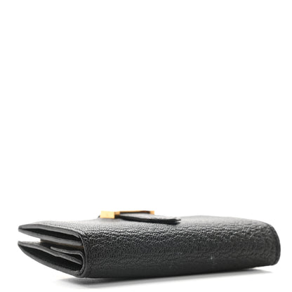 Hermes Chevre Mysore Mini Bearn Wallet Black 4 of 8