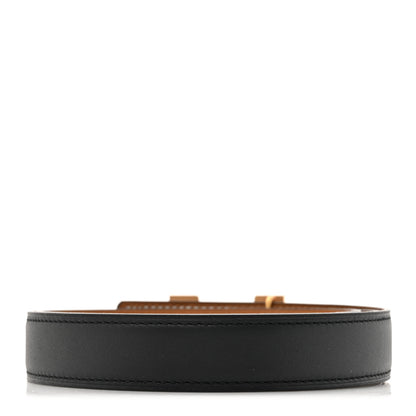 Hermes Swift Epsom 24mm Mini Constance H Belt 85 34 Black Gold 4 of 7