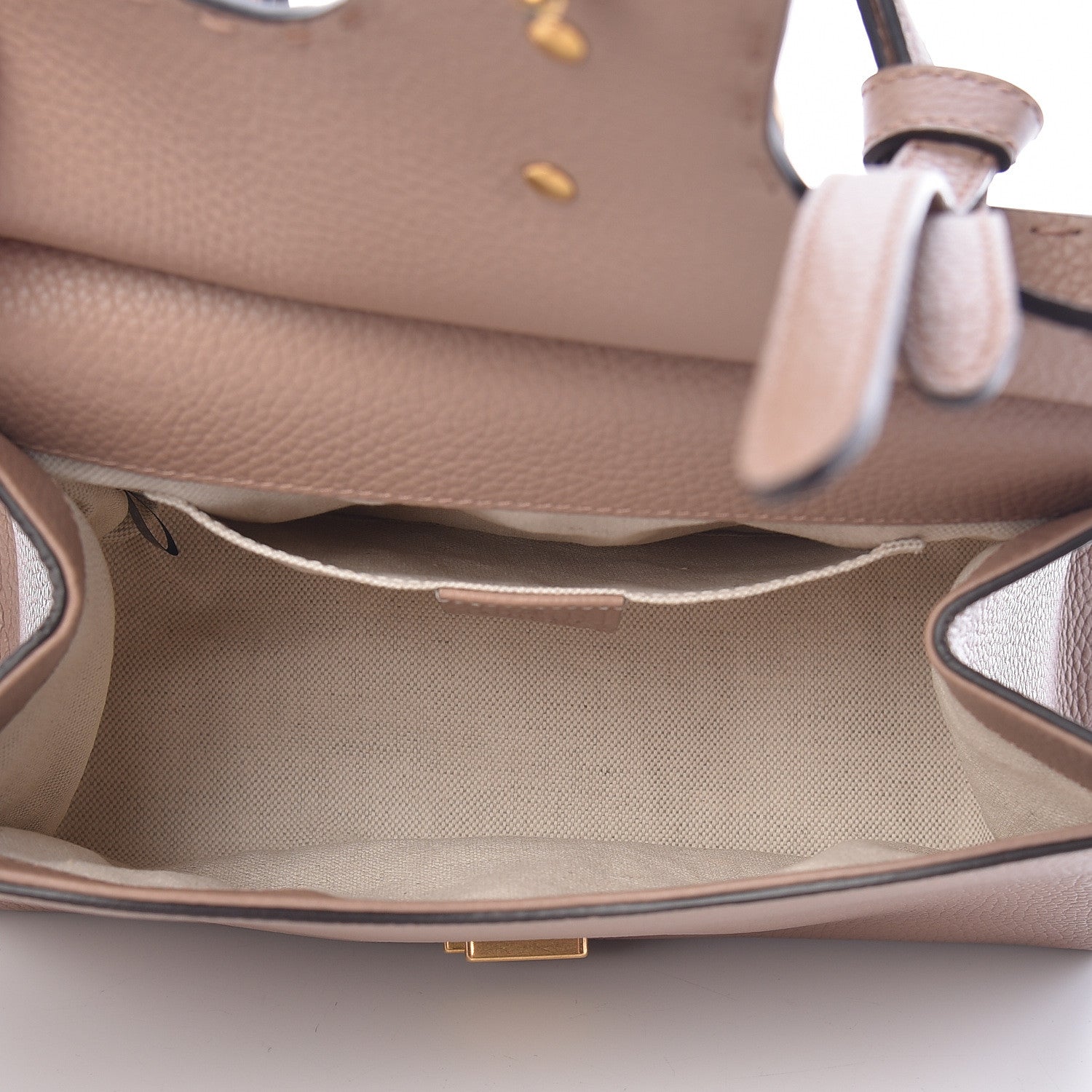 Gucci Calfskin Mini Pearly GG Marmont Top Handle Bag Porcelain Rose 7 of 11