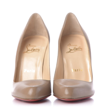 Christian Louboutin Jazz Calfskin Decollete 868 100 Pumps 35.5 Beige 2 of 8