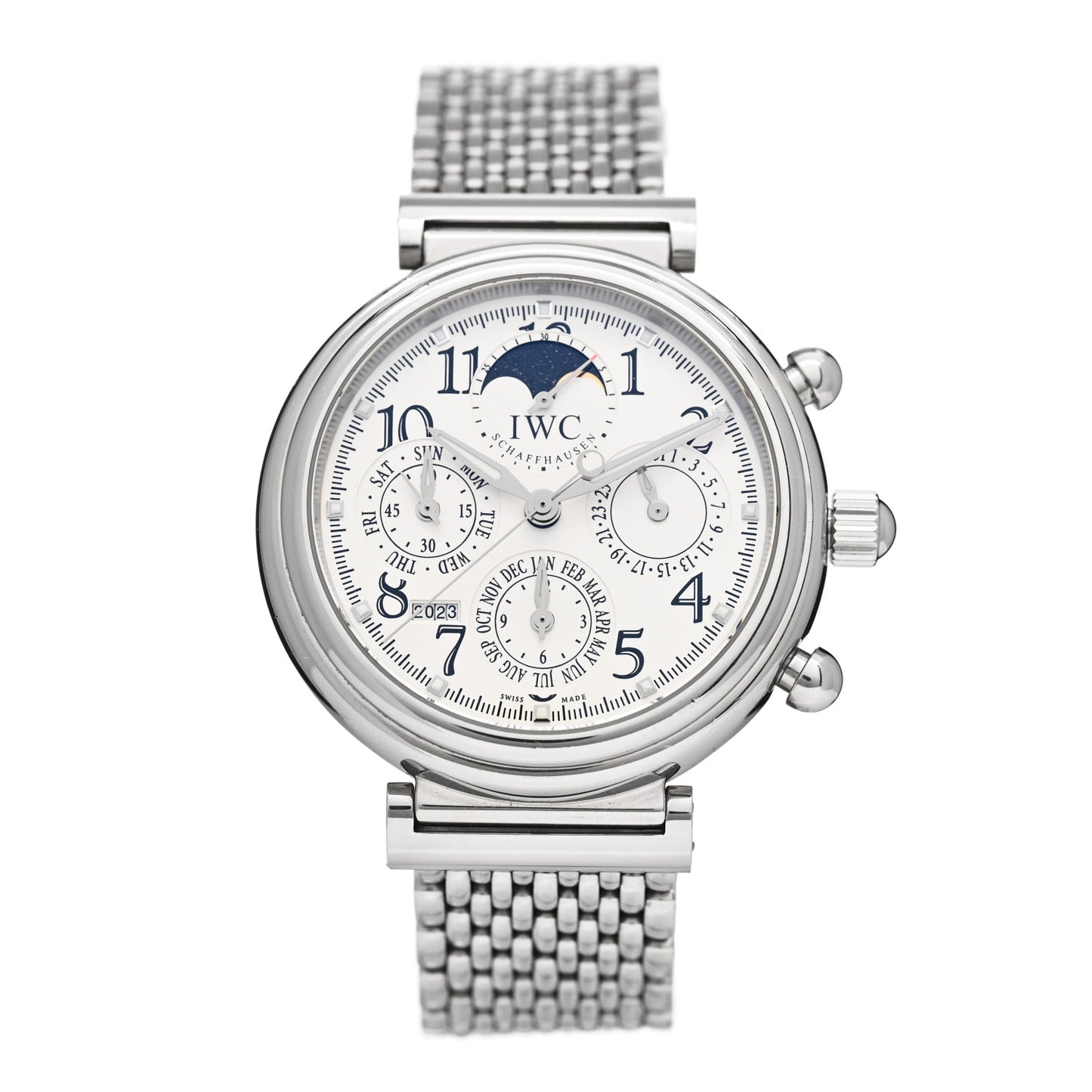 Stainless Steel 41mm Da Vinci Perpetual Calendar Automatic Watch IW375803