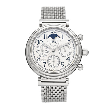 IWC Stainless Steel 41mm Da Vinci Perpetual Calendar Automatic Watch IW375803 1 of 4