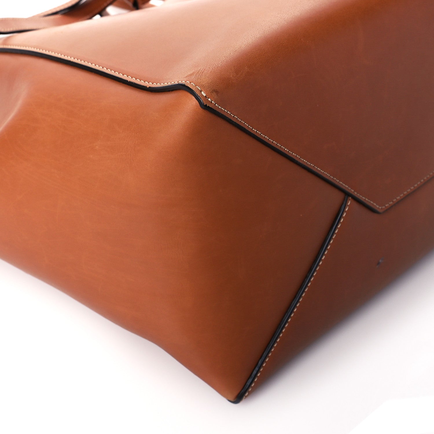 Celine Smooth Calfskin Small Cabas Phantom Tan 8 of 9