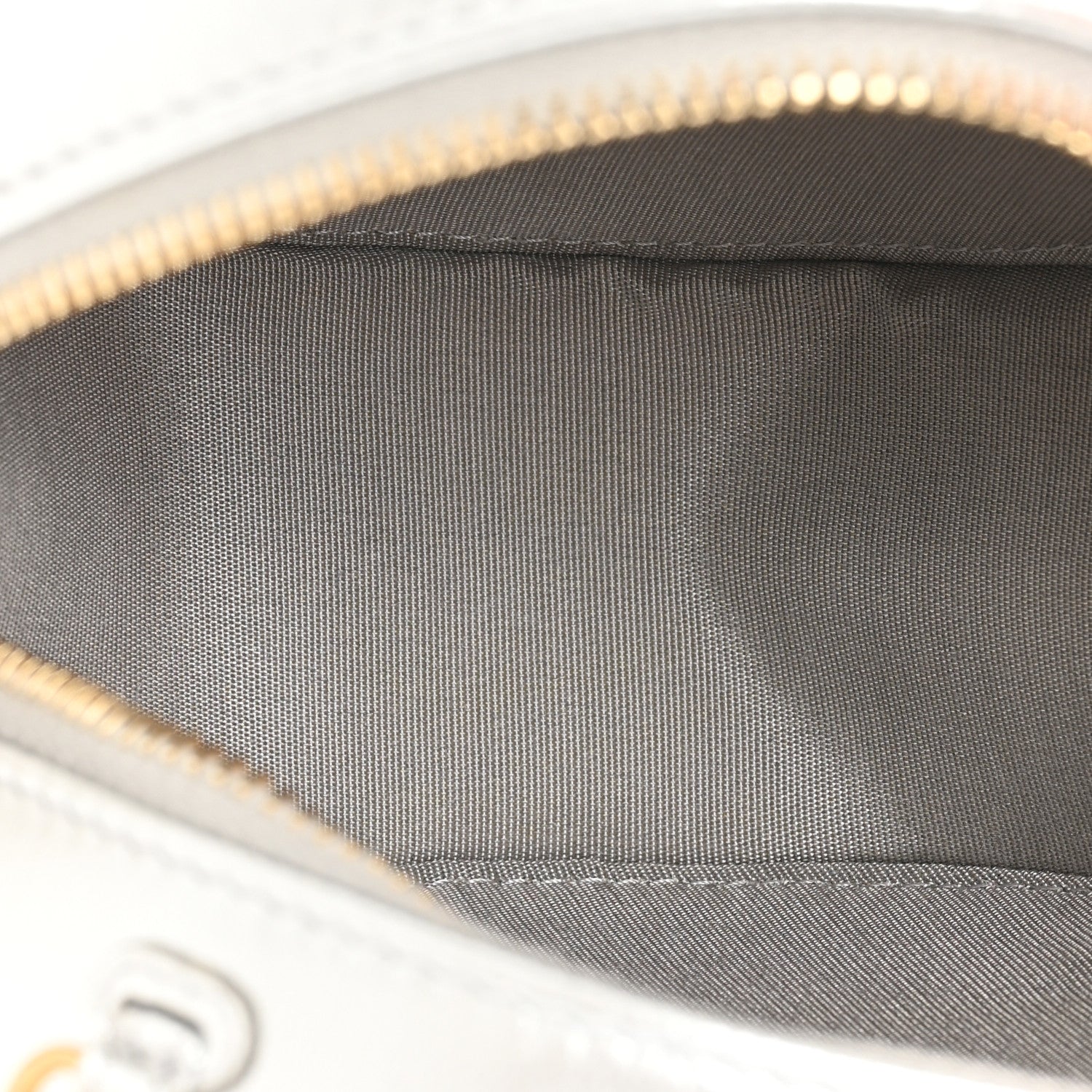 Chanel Metallic Lambskin Quilted Chanel 19 Round Clutch With Chain Silver 5 of 11
