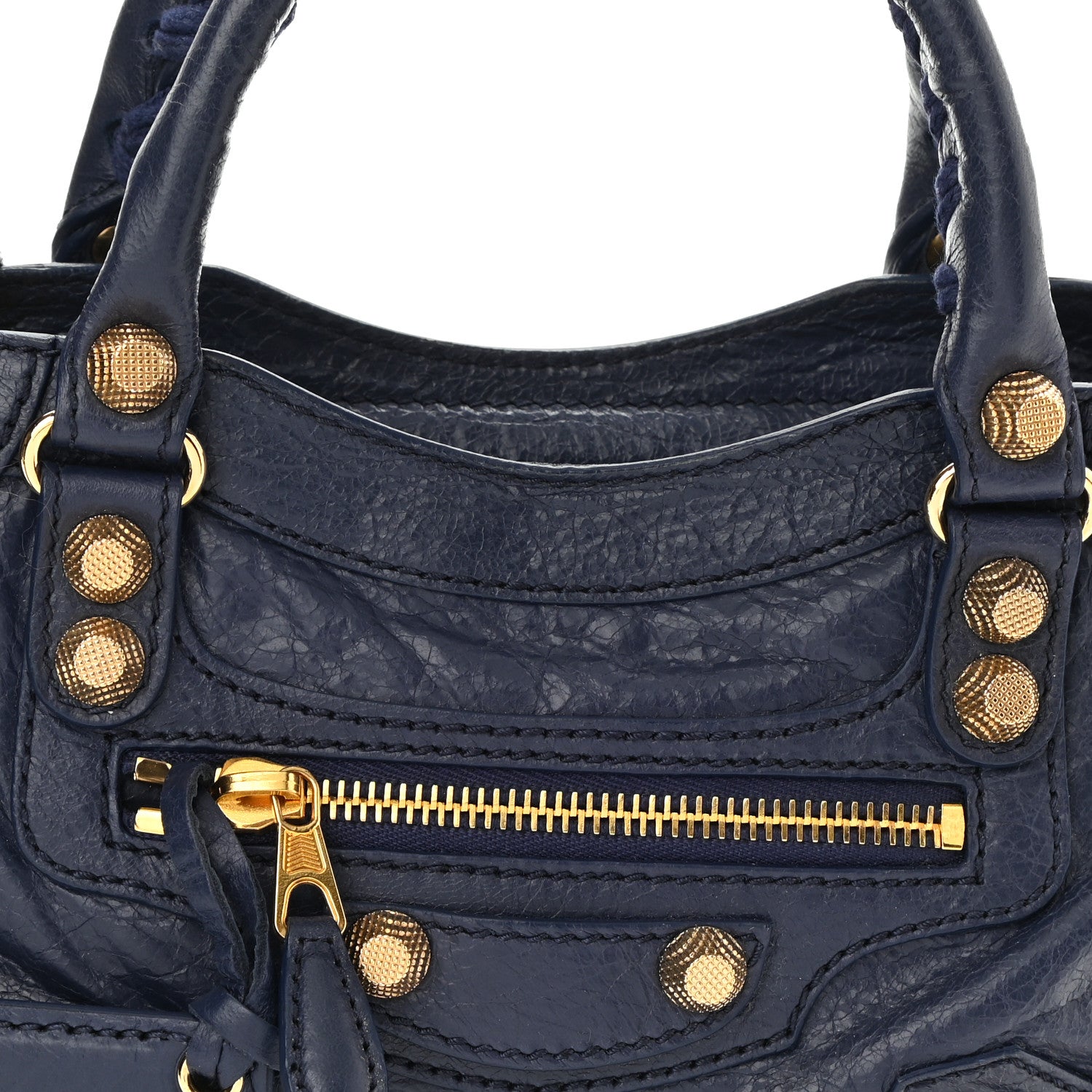 Balenciaga Agneau Giant 12 Gold Hardware Mini City Gris Chartreux 7 of 9