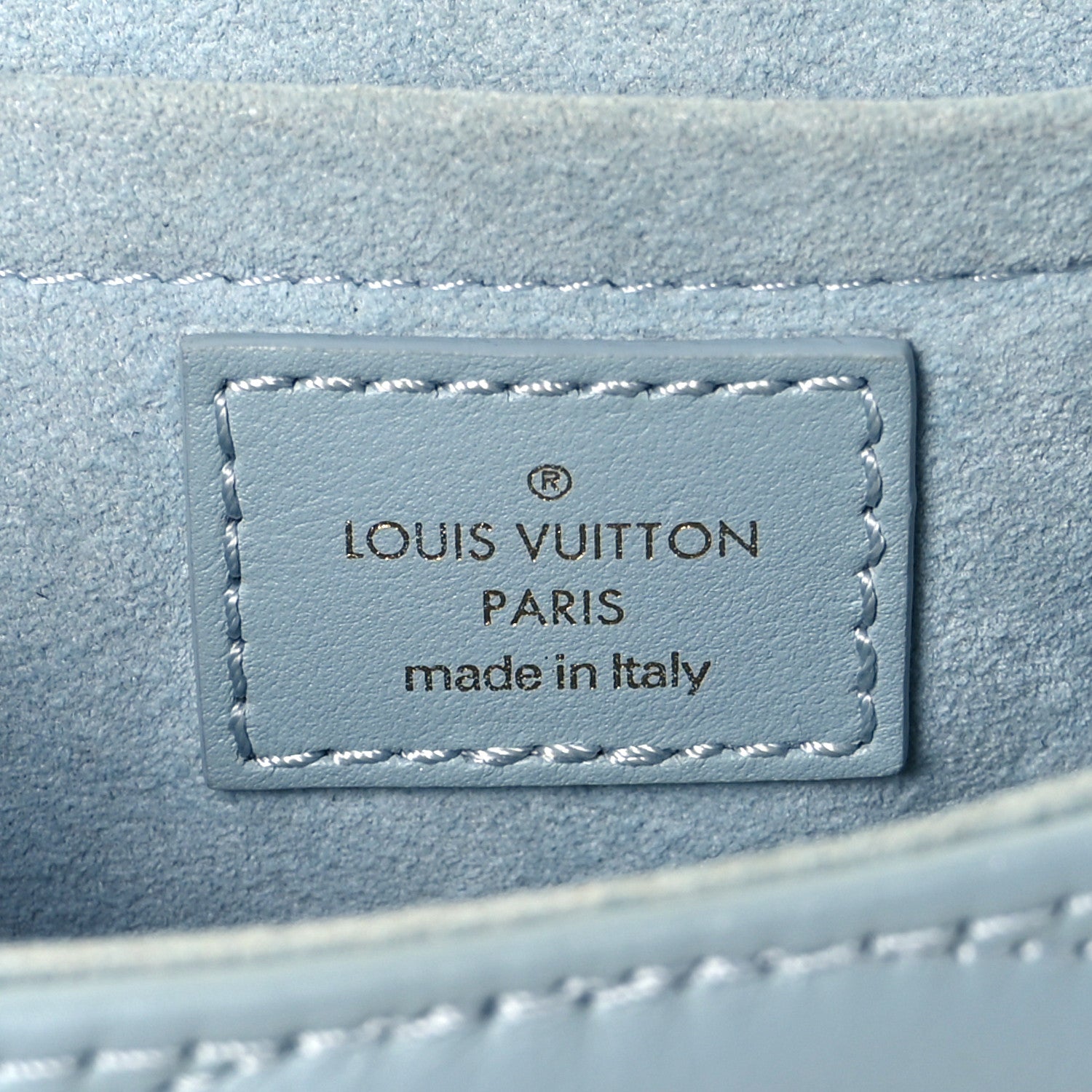 Louis Vuitton Calfskin New Wave Chain PM Porcelain Blue 5 of 8