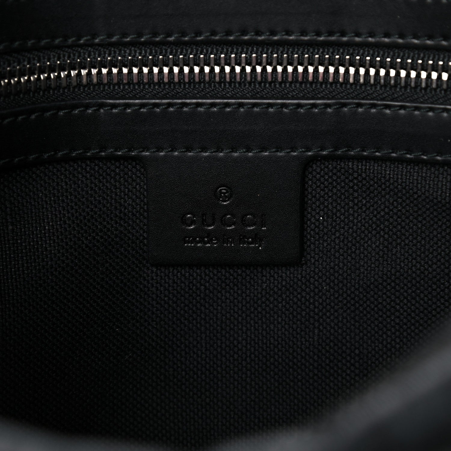 Gucci Soft GG Supreme Monogram Web Belt Bag Black Grey 6 of 9