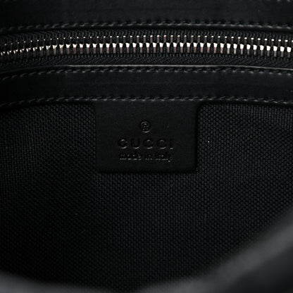 Gucci Soft GG Supreme Monogram Web Belt Bag Black Grey 6 of 9