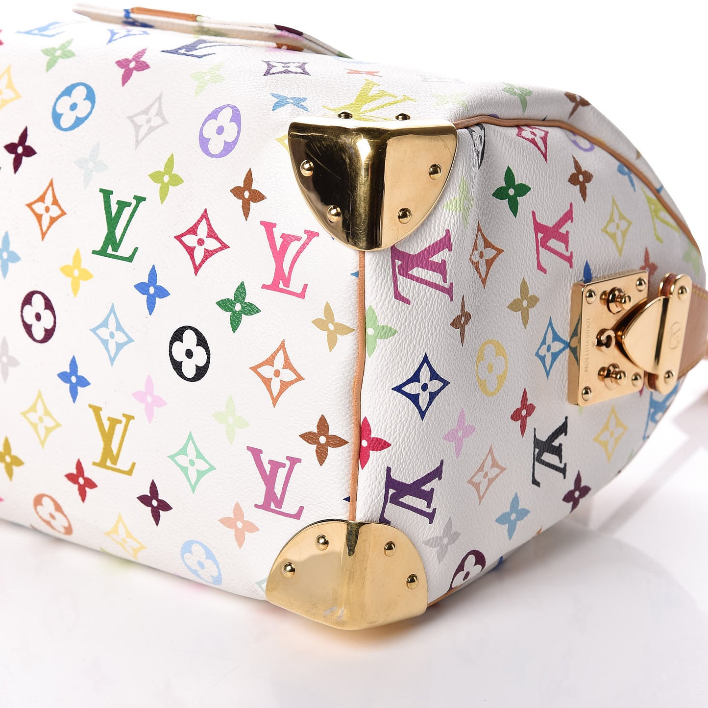Monogram Multicolor Speedy 30 White