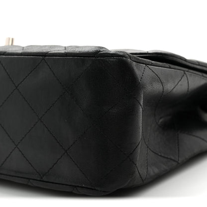 Chanel Lambskin Quilted Jumbo Single Flap Black 10 of 12