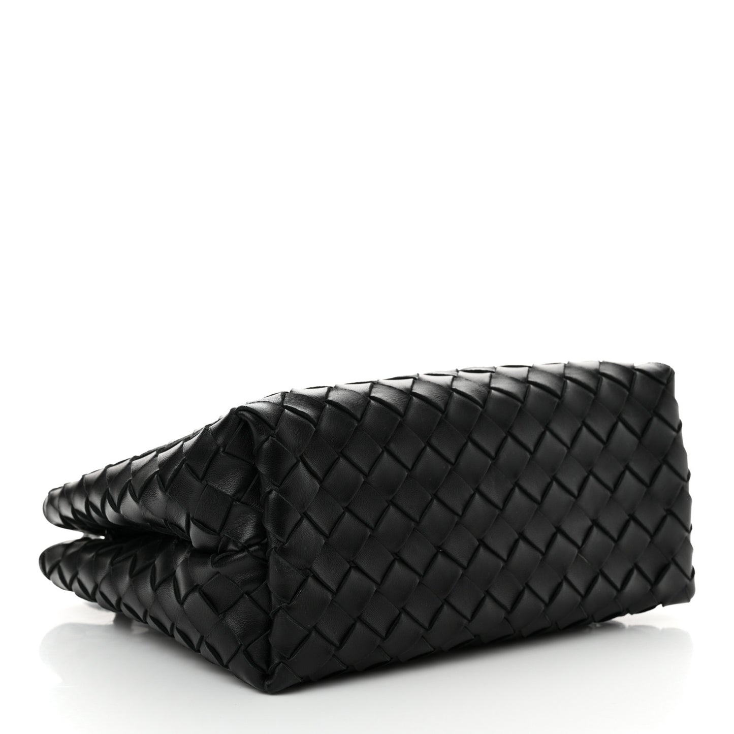 Nappa Intrecciato Small Andiamo Shoulder Bag Black