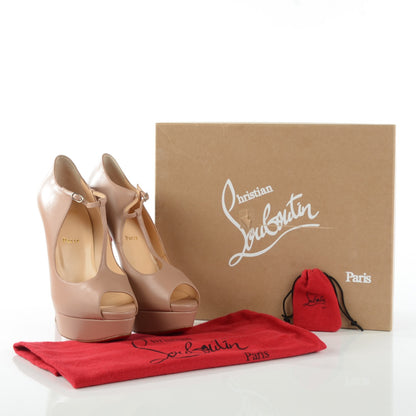 Christian Louboutin Calfskin Altapoppins 150 Pumps 41.5 Nude 5 of 8