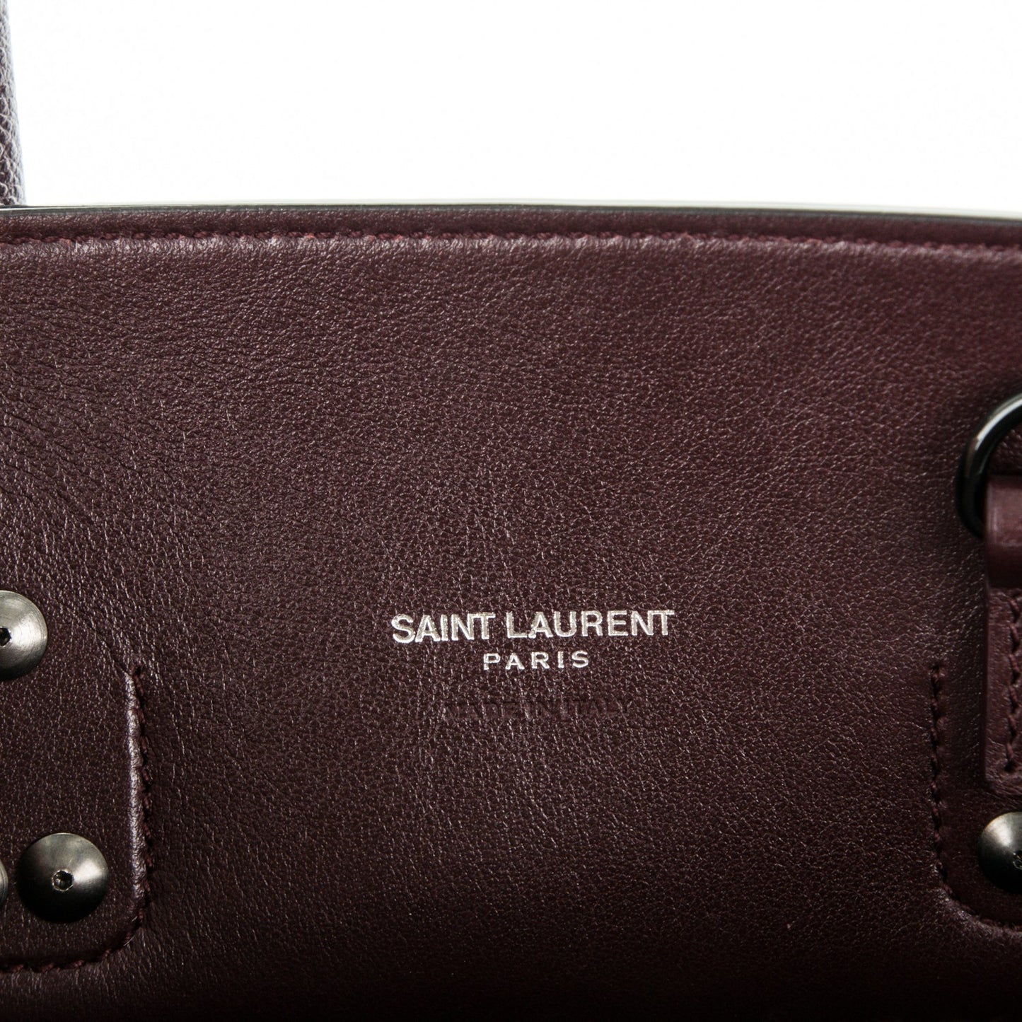 Grained Calfskin Baby Sac De Jour Amaranto