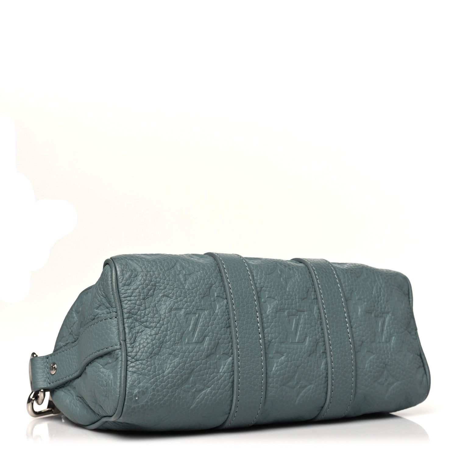 Louis Vuitton Monogram Taurillon Keepall Bandouliere 25 Misty Lake Green 4 of 9