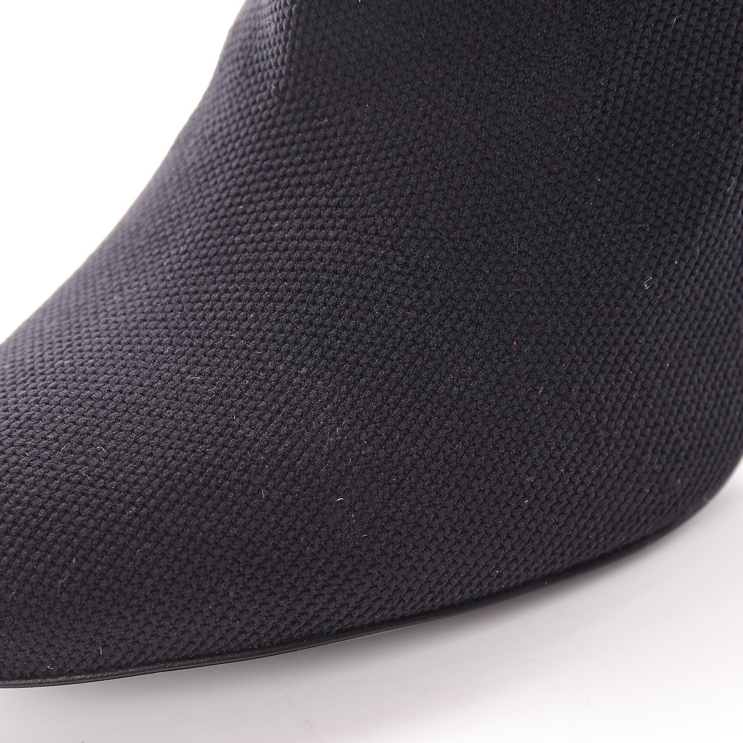 Louis Vuitton Stretch Fabric LV Black Heart Sock Ankle Boots 37.5 Black 7 of 8