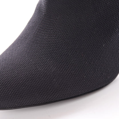 Louis Vuitton Stretch Fabric LV Black Heart Sock Ankle Boots 37.5 Black 7 of 8