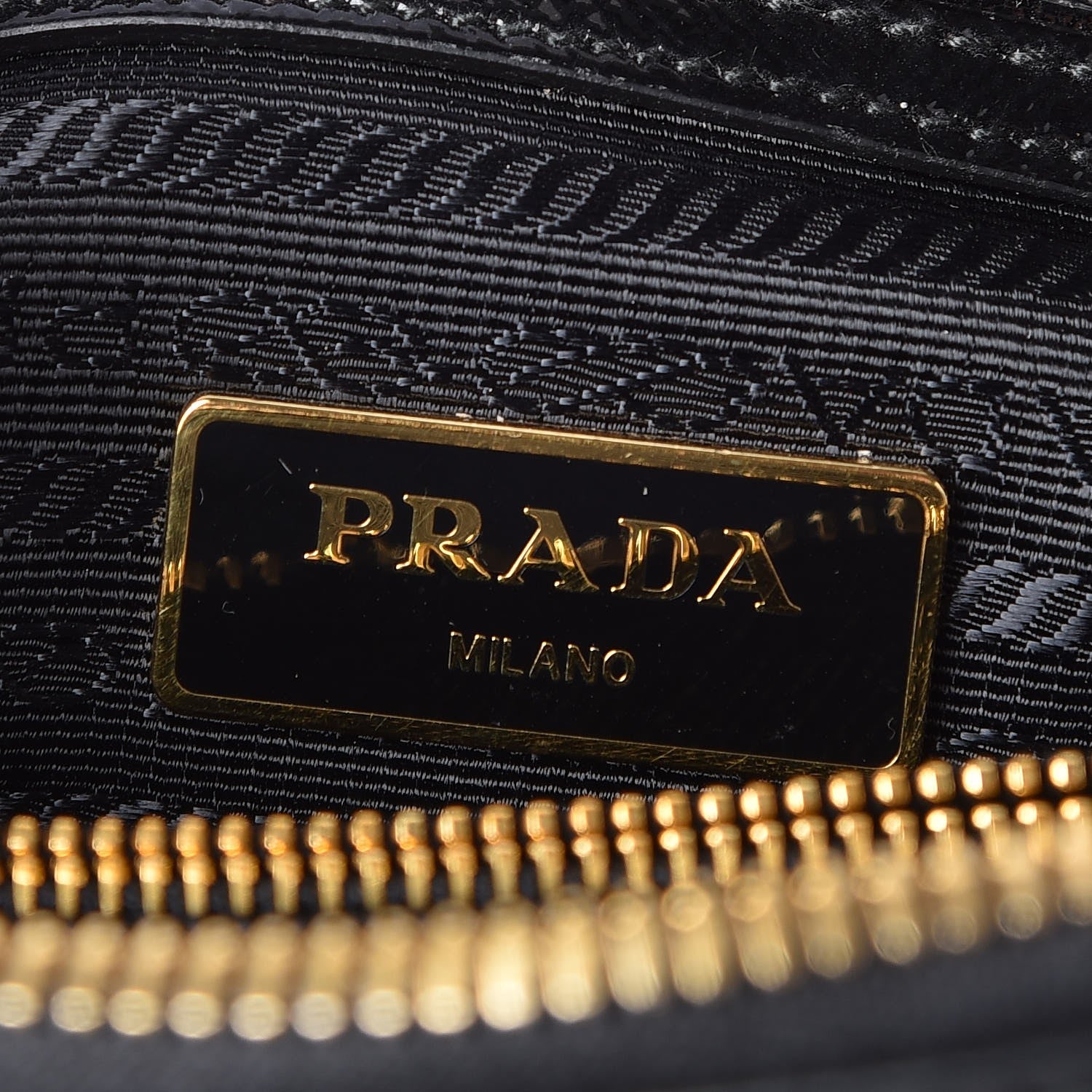 Prada Saffiano Vernice Small Promenade Tote Black 6 of 9