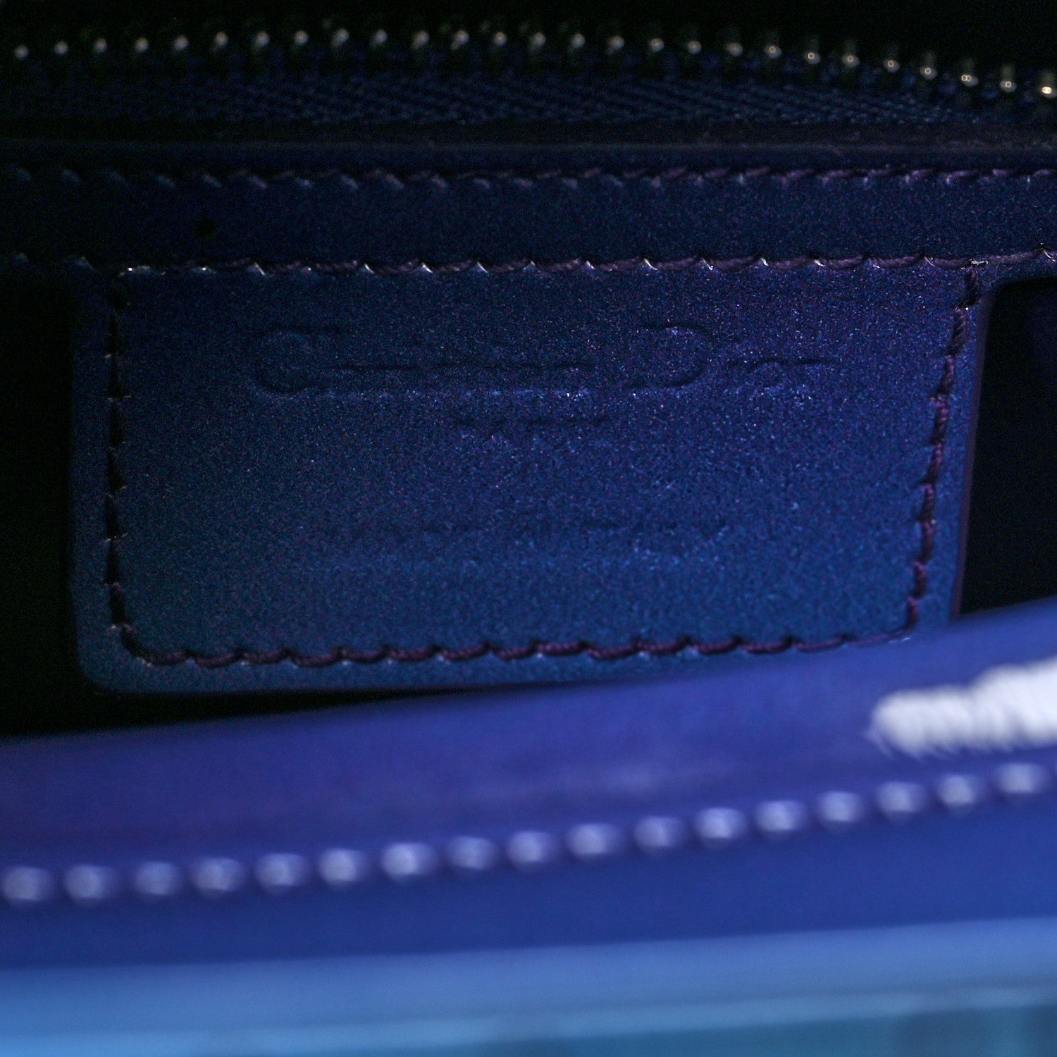 Christian Dior Patent Cannage Gradient Medium Lady Dior Purple Blue 6 of 12