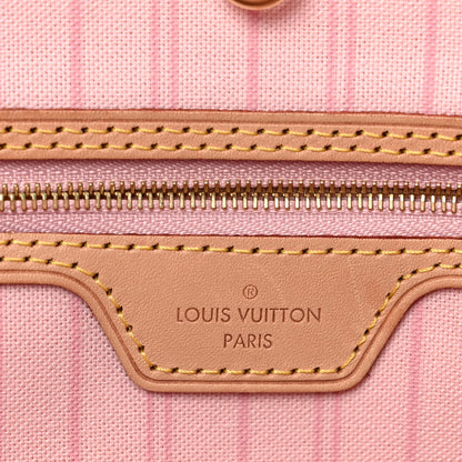 Louis Vuitton Damier Azur Neo Neverfull MM Rose Ballerine 7 of 30