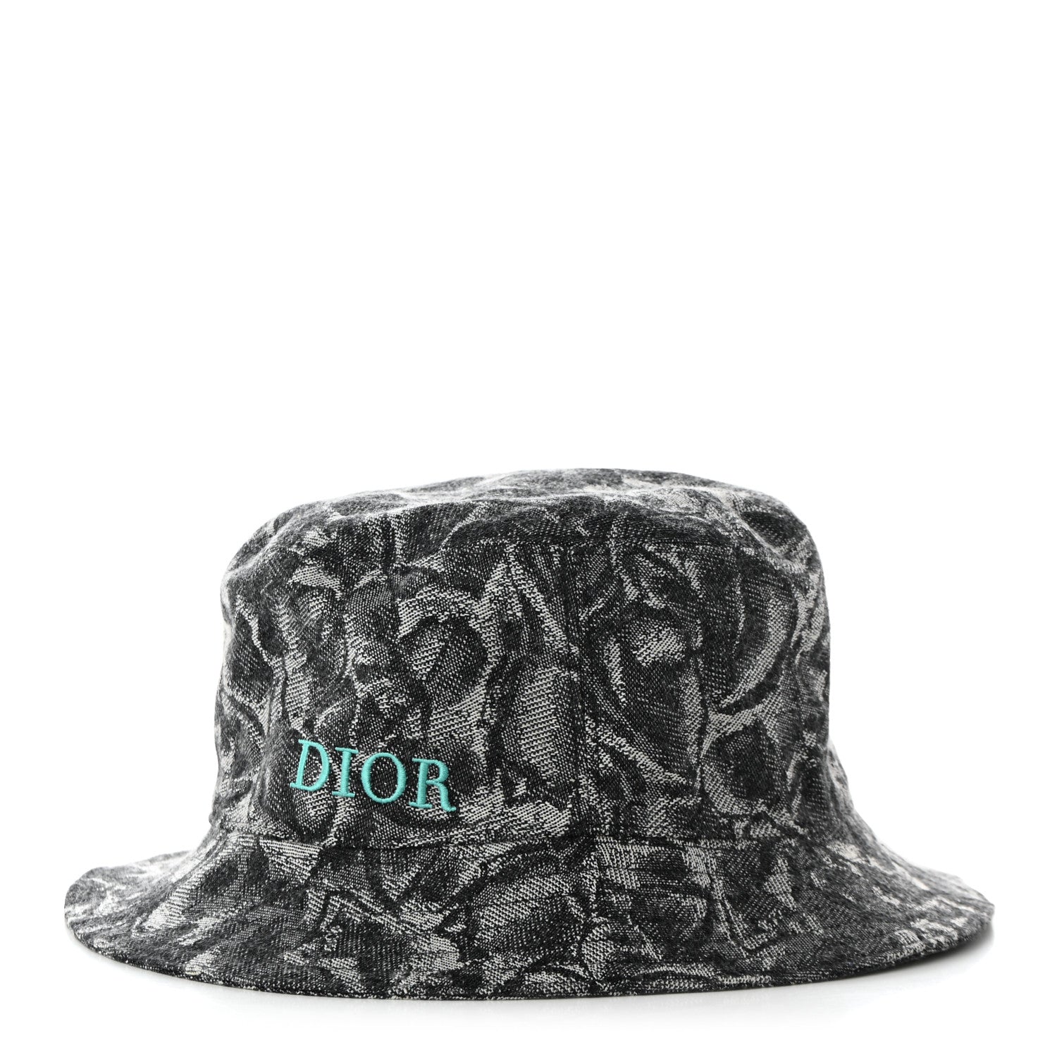 Christian Dior Cotton Jardin Floral Bucket Hat L Blue 1 of 10