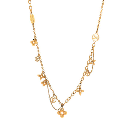 Louis Vuitton Metal Blooming Supple Necklace Gold 1 of 6