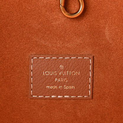 Louis Vuitton Grained Calfskin Low Key Hobo MM Cognac 7 of 10