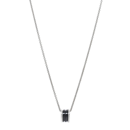Bulgari Sterling Silver Ceramic Save The Children Pendant Necklace 1 of 4