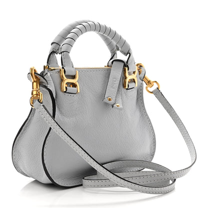 Chloe Calfskin Mini Marcie Satchel Light Cloud 3 of 10