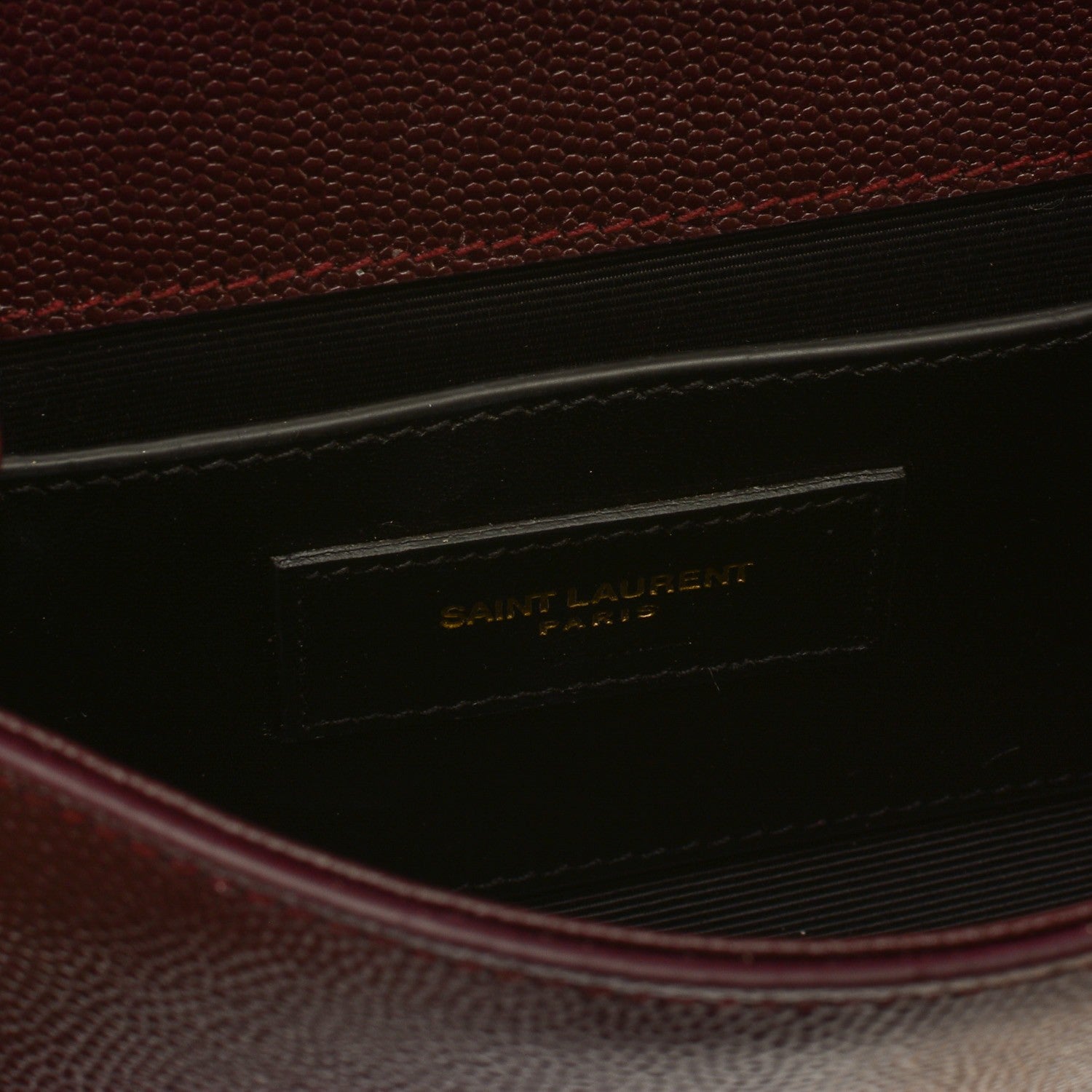 Saint Laurent Grain De Poudre Small Monogram Kate Satchel Armaranto 7 of 7