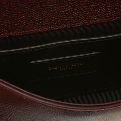 Saint Laurent Grain De Poudre Small Monogram Kate Satchel Armaranto 7 of 7