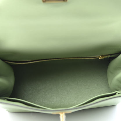 Hermes Evercolor Kelly Retourne 28 Vert Criquet 5 of 12