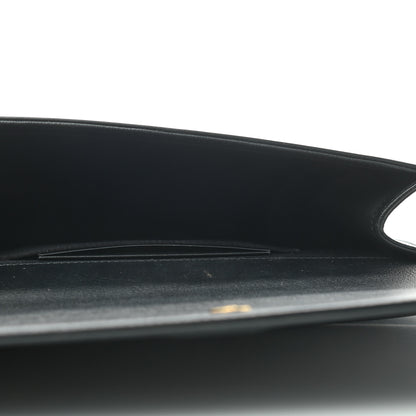 Saint Laurent Calfskin Monogram Large Belle De Jour Clutch Black 5 of 6