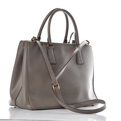 Prada Saffiano Large Galleria Double Zip Tote Argilla 3 of 11