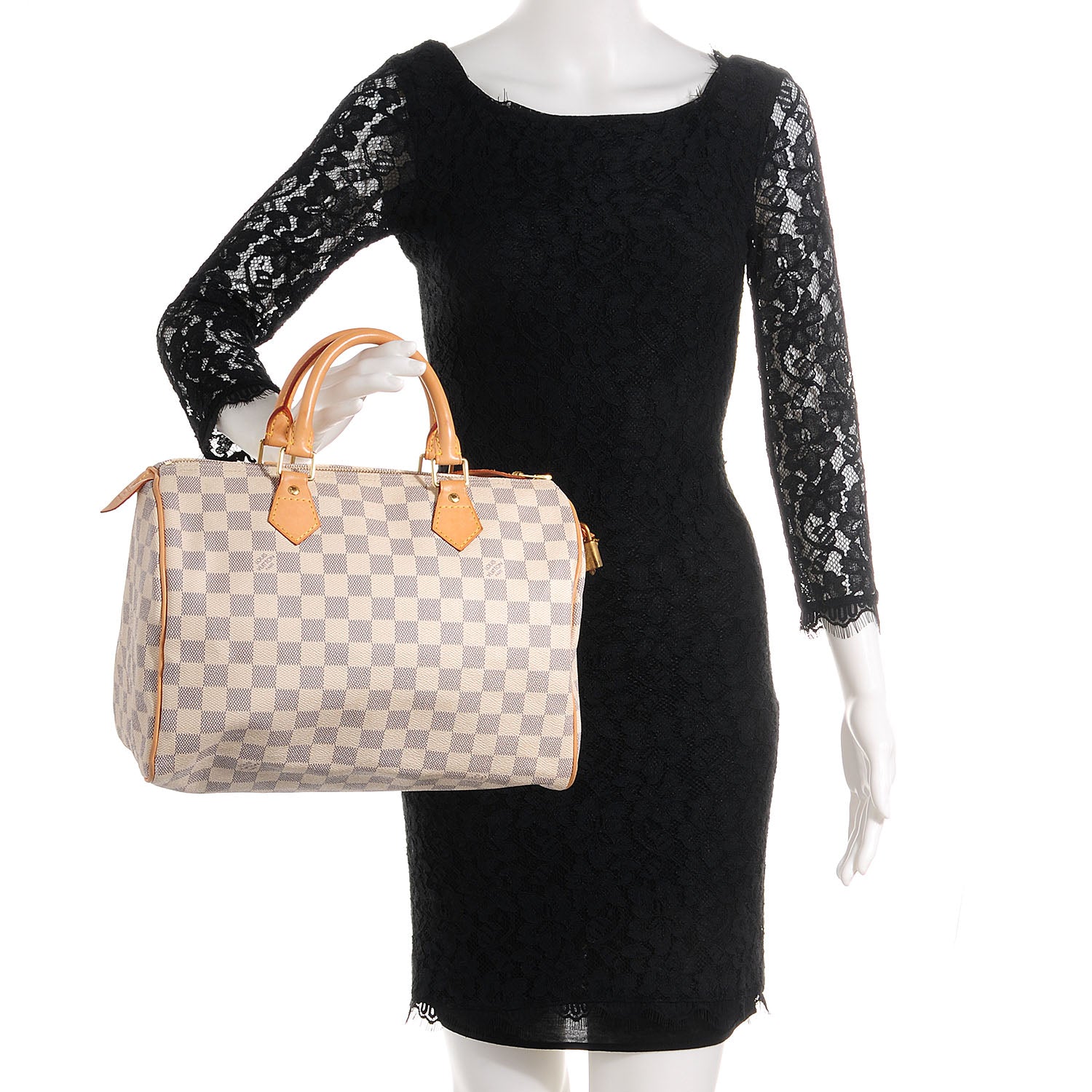 Louis Vuitton Damier Azur Speedy 30 2 of 7
