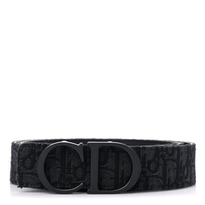 Christian Dior Oblique 35mm Belt 100 Black 1 of 6