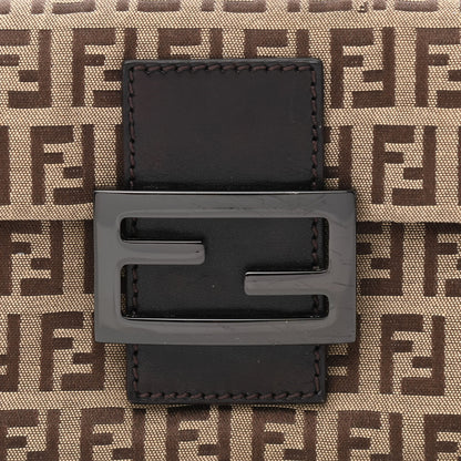Fendi Zucchino Mini Baguette Tobacco 7 of 9