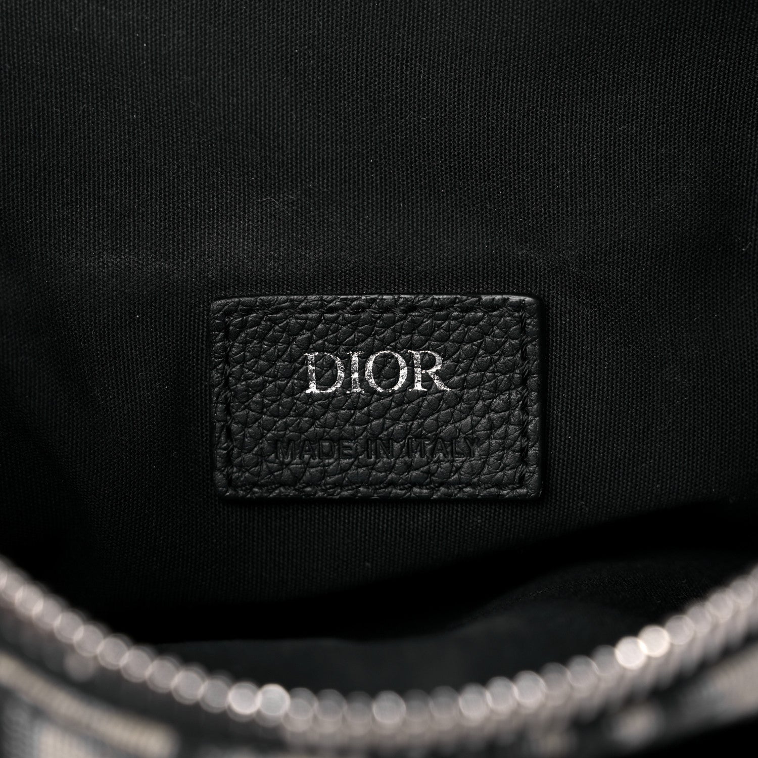 Christian Dior Oblique Mens Saddle Bag Blue 6 of 9