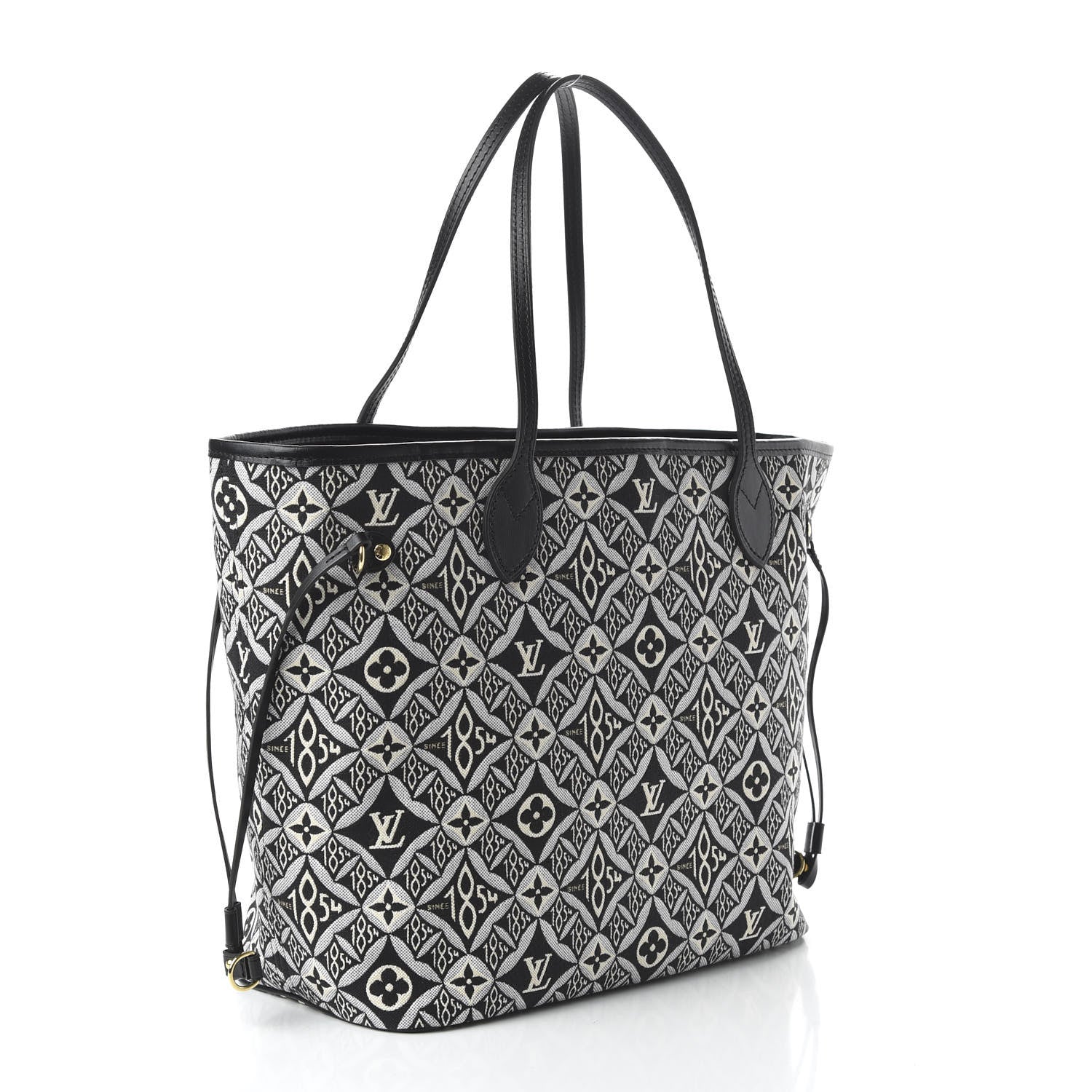 Louis Vuitton Jacquard Since 1854 Neverfull MM Grey 3 of 11