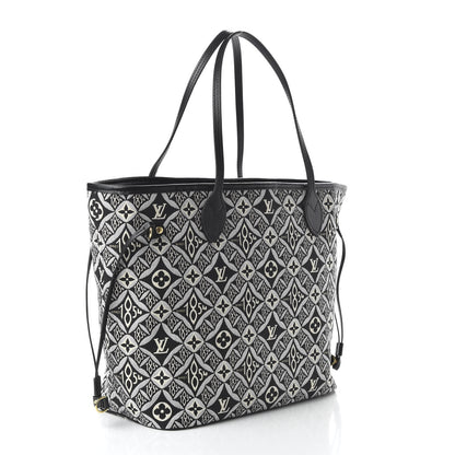 Louis Vuitton Jacquard Since 1854 Neverfull MM Grey 3 of 11