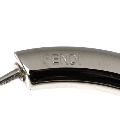 Fendi Metal FF Hoop Earrings Gold Silver 4 of 6