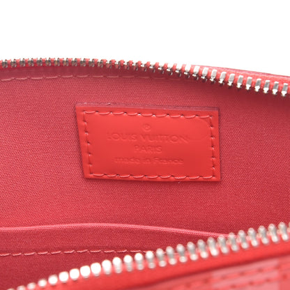 Louis Vuitton Vernis Rayures Alma BB Poppy 7 of 8
