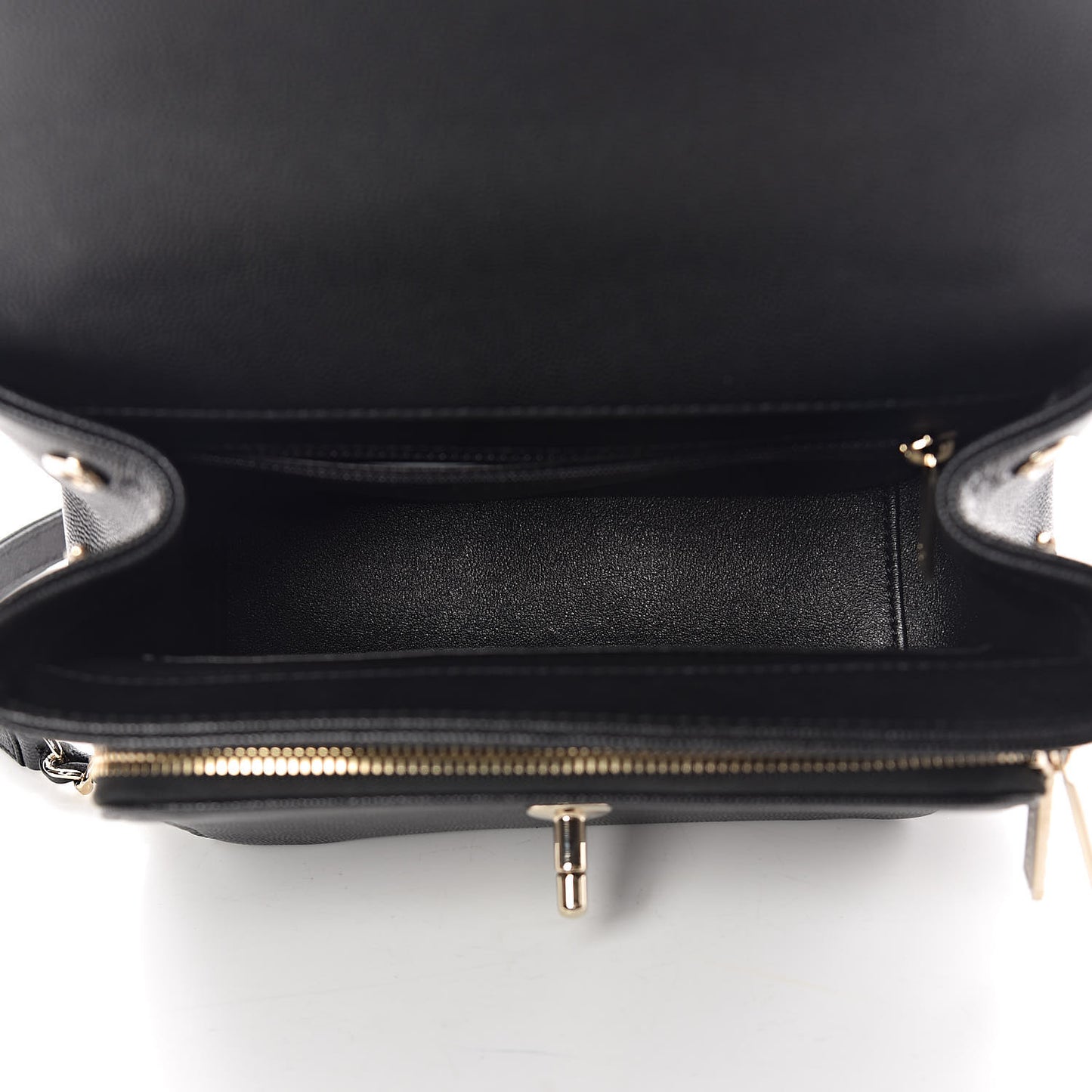 Caviar Quilted Medium Business Affinity Flap Black